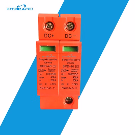 Dispositivo di protezione contro le sovratensioni SPD Energy 40ka DC per fornitura di fabbrica